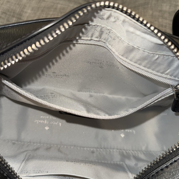 Kate Spade Bag Sienna Gray Black Colorblock Camera Crossbody - Picture 12 of 17